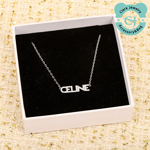C Full Diamond Logo Bracelet Necklace