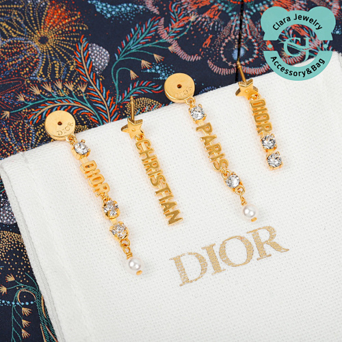 Dior New Left And Right Asymmetrical Earrings