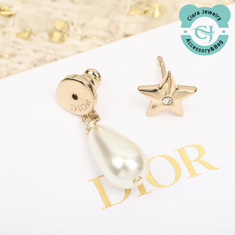 Dior Bee Letter Earrings