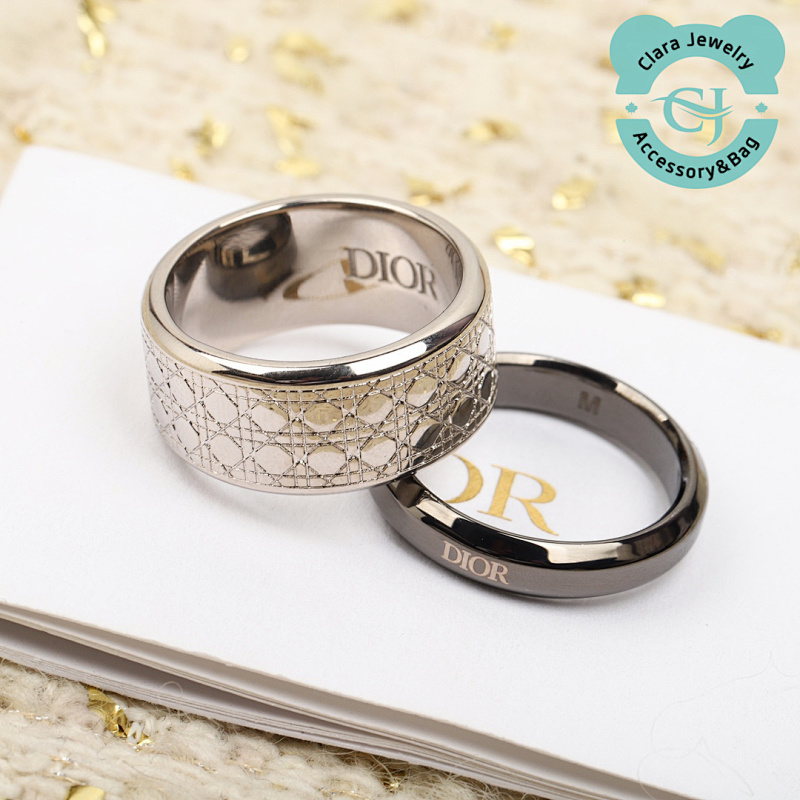 Dior Set Of Similar Rings For Men And Women