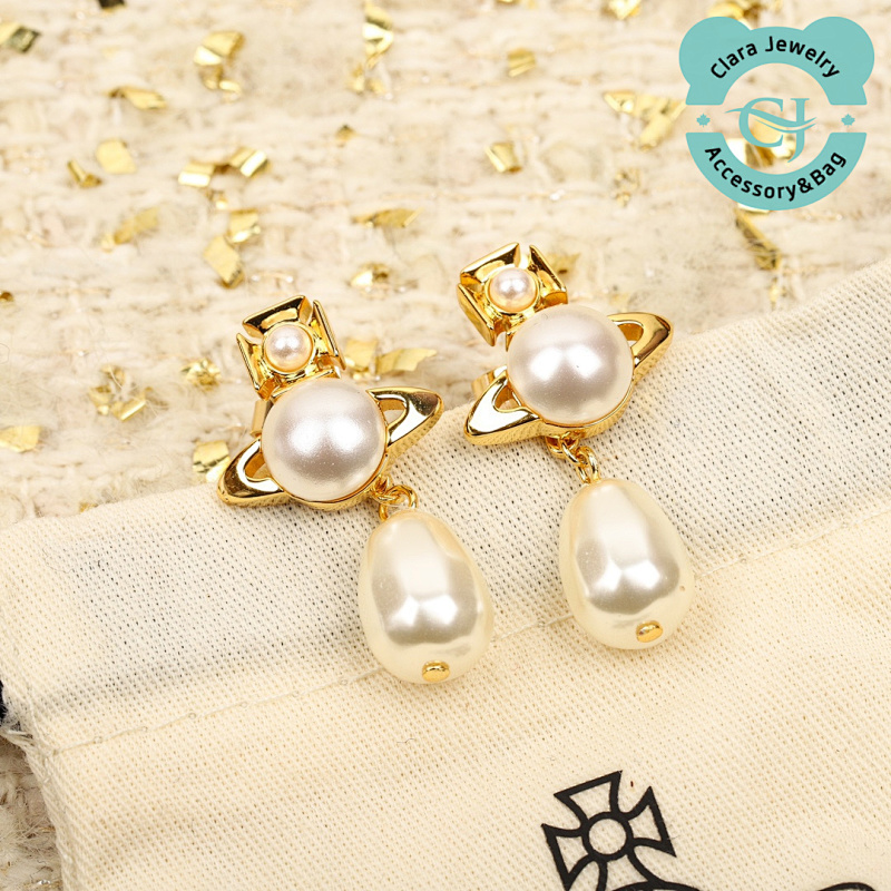 Water Drop Universe Ear Hooks