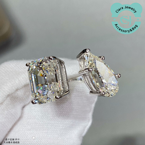 Large Open Rock Sugar Drop Ring