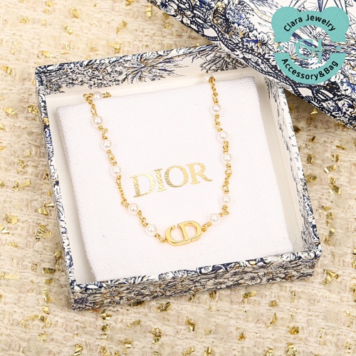 Cd Pearl Set Bracelet Necklace