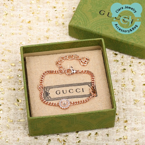 Antique Double G Pink Diamond Bracelet Necklace