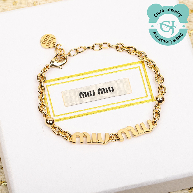 Miumiu Letter Bracelet Necklace