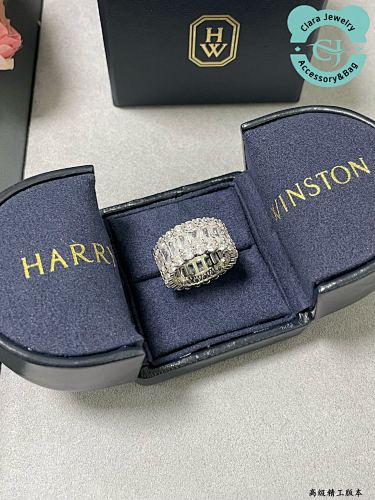 Harry Winston Triple Row Diamond Ring