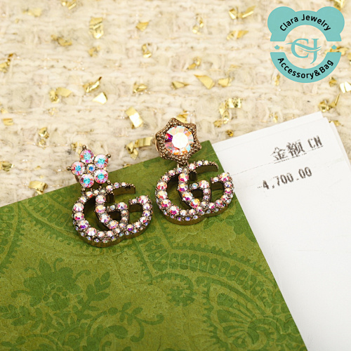 Guc Iab Colored Diamond Earrings