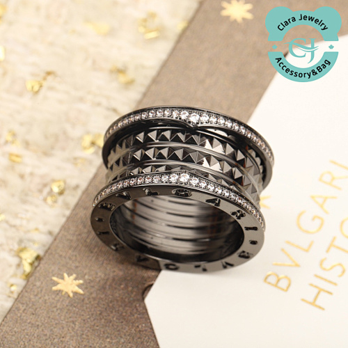 Bulgari Wide Diamond Ring