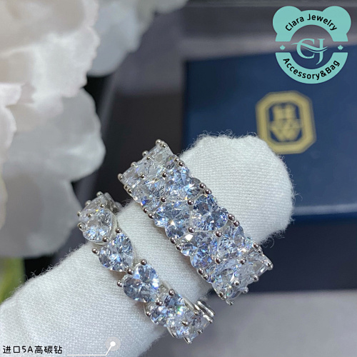 Hw Harry Winston Single Row Love Ring