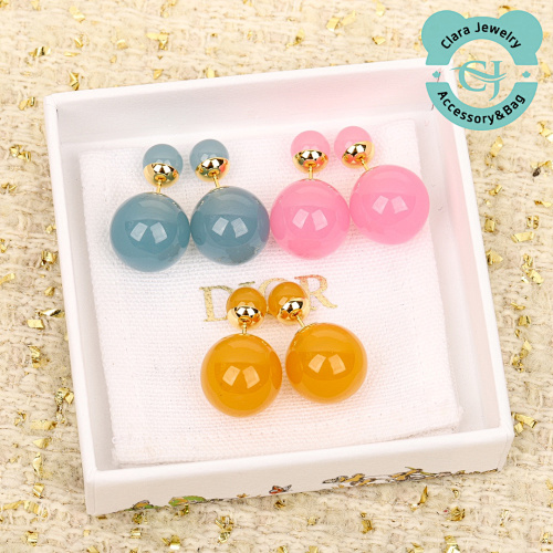 D Candy Size Bead Earrings