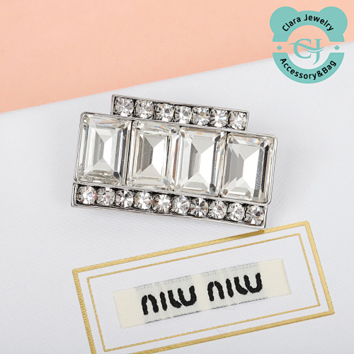 Miu Miu Swarovski Crystal Brooch