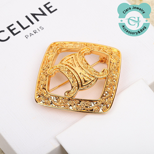 C Arc De Triomphe Rhombus Brooch