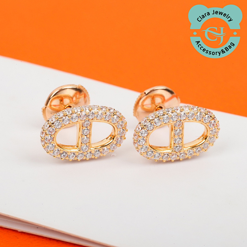 Pig Nose Diamond Earrings