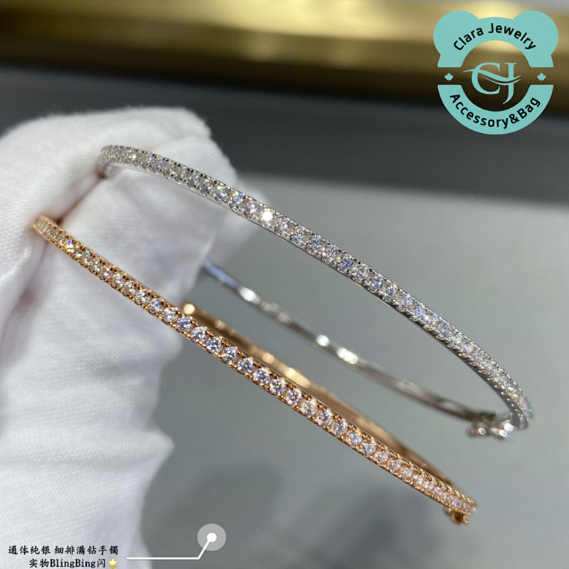 Fine Row Diamond Bracelet