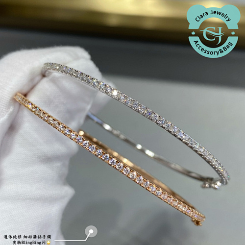Fine Row Diamond Bracelet