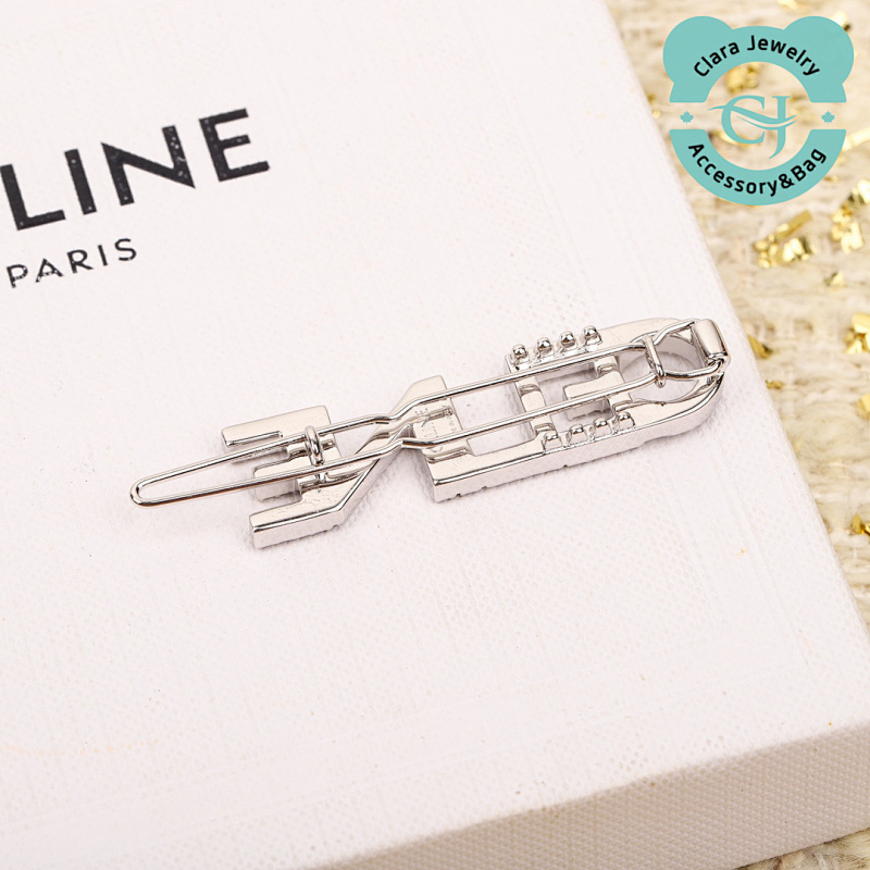 C Full Diamond Logo Hairpin