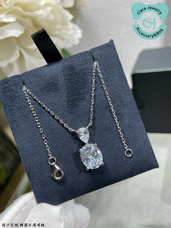 Oval Drop Necklace