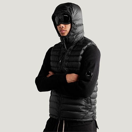 ProID015 Quilted Google Hooded Down Gilet