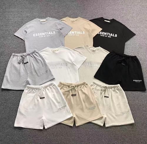 Essentials Top Shorts Fog T-Shirt Shorts
