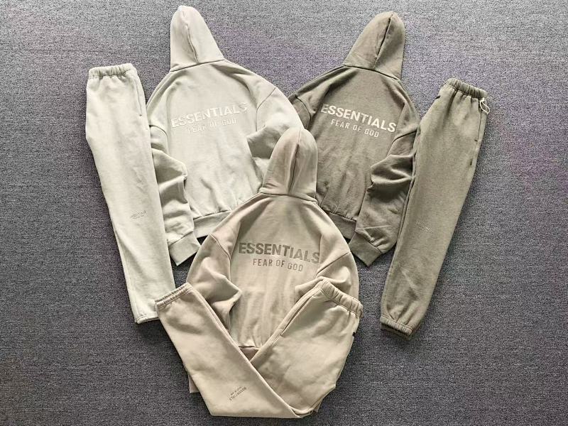 Essentials Top Trousers Fog Hoodie Trousers