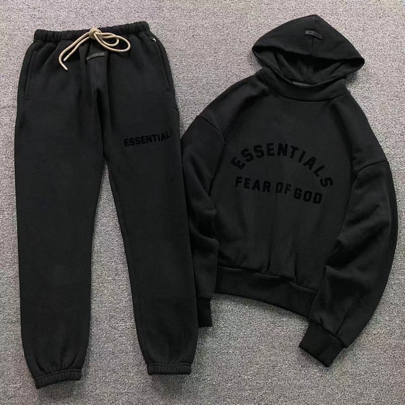Essentials Top Trousers Fog Hoodie Trousers