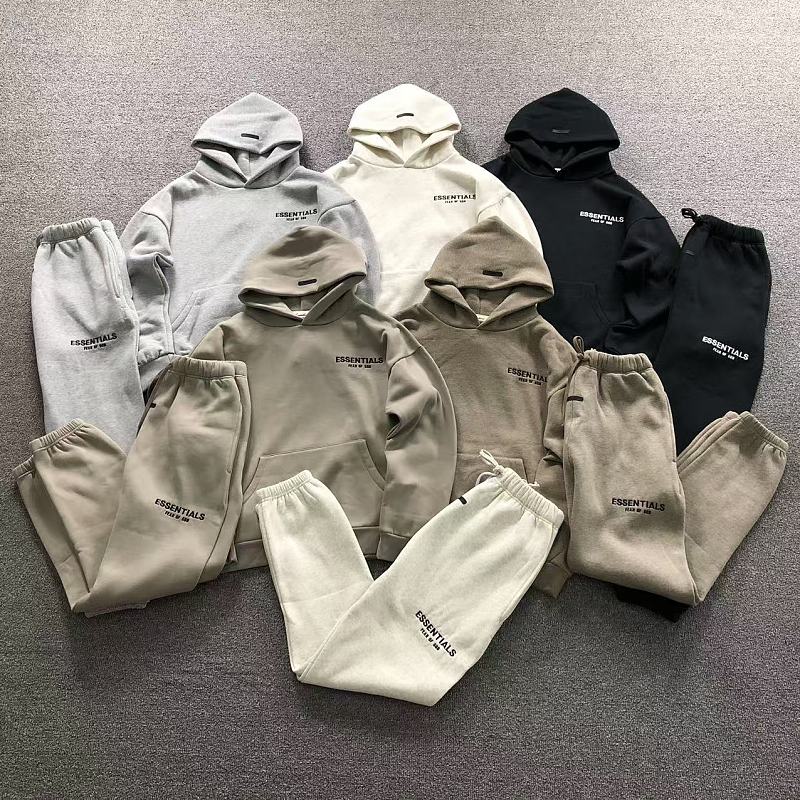 Essentials Top Trousers Fog Hoodie Trousers