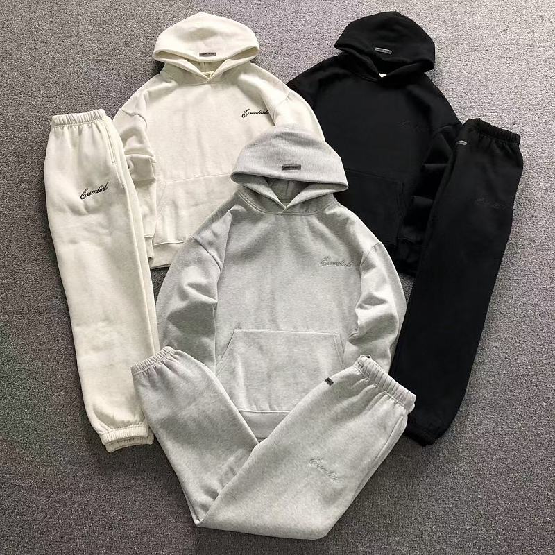Essentials Top Trousers Fog Hoodie Trousers