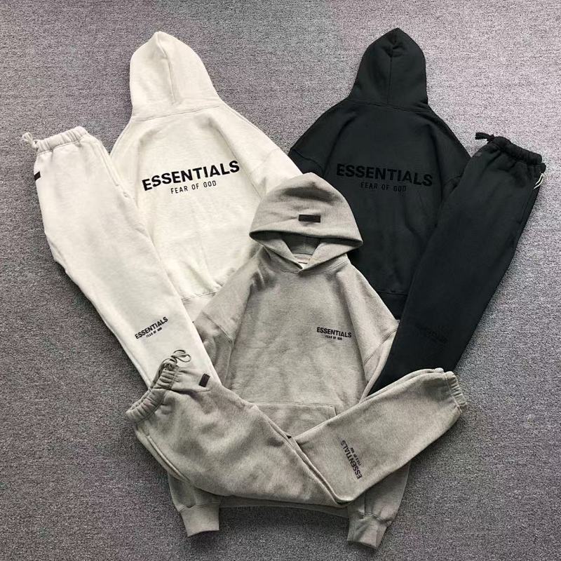 Essentials Top Trousers Fog Hoodie Trousers