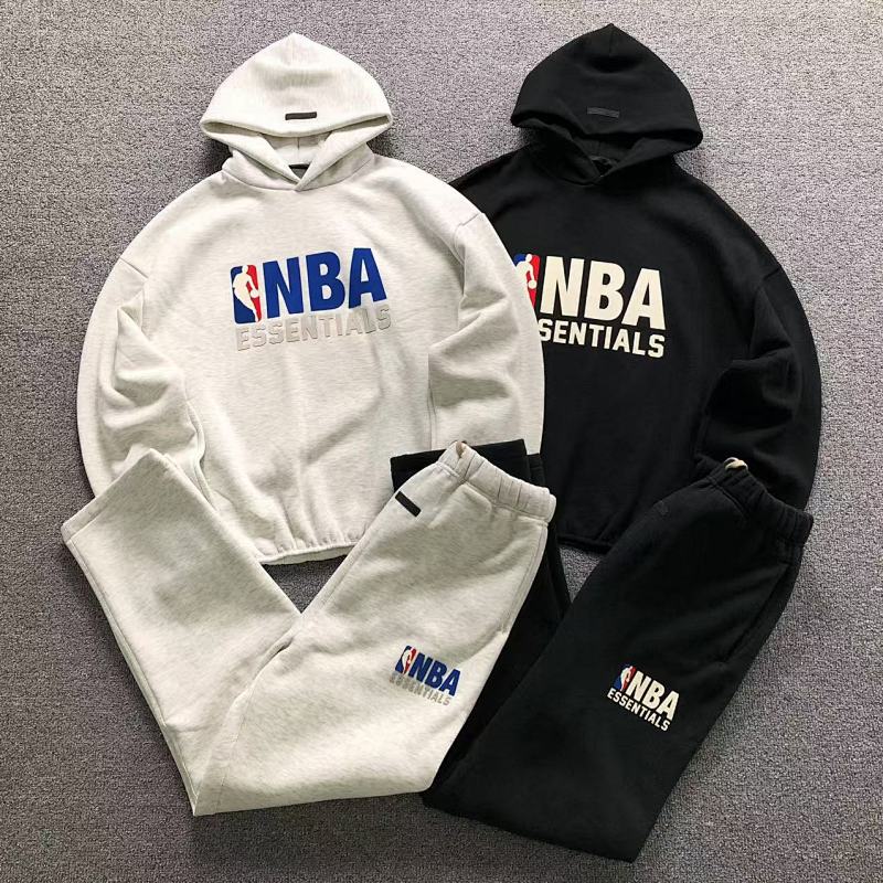 Essentials Top Trousers Fog Nba Basketball Hoodie Trousers