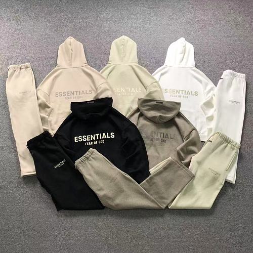 Essentials Top Trousers Fog Hoodie Trousers