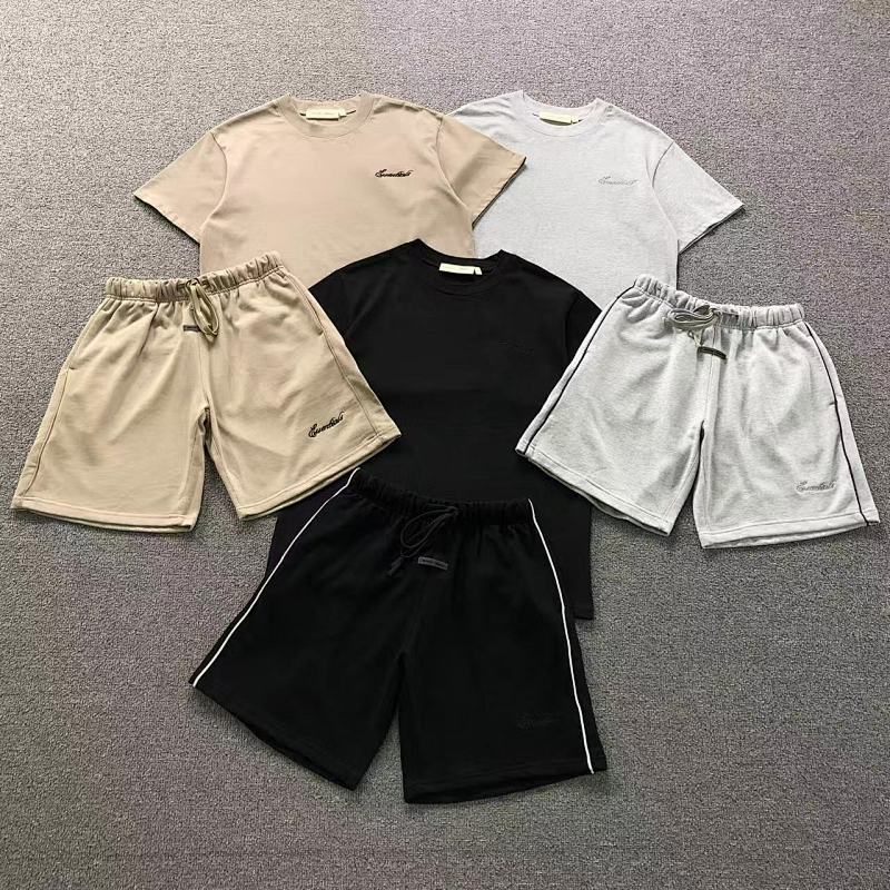 Essentials Top Shorts Fog T-Shirt Shorts
