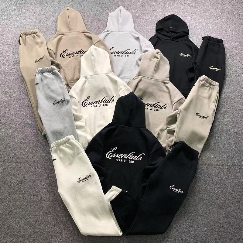 Essentials Top Trousers Fog Hoodie Trousers