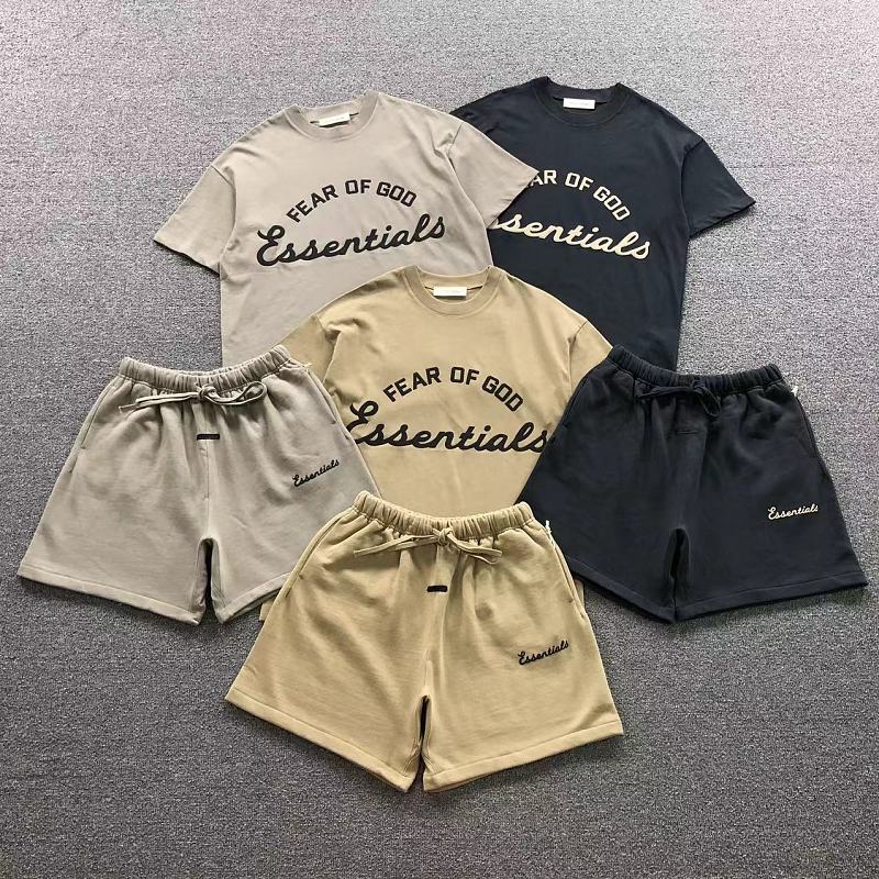 Essentials Top Shorts Fog T-Shirt Shorts