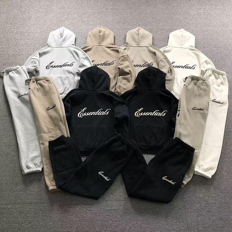 Essentials Top Trousers Fog Hoodie Trousers