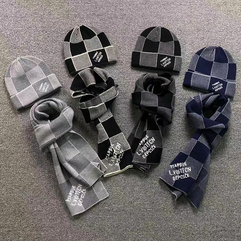 L Hat Scarf