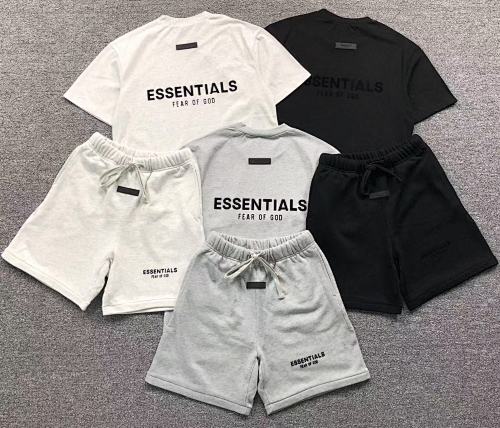 Essentials Top Shorts Fog T-Shirt Shorts
