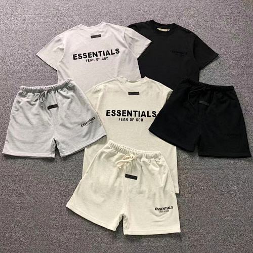 Essentials Top Shorts Fog T-Shirt Shorts