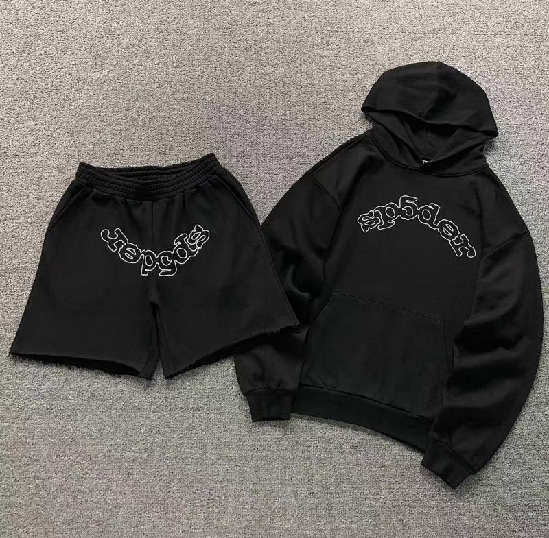 Top Shorts SP5DER Hoodie Shorts