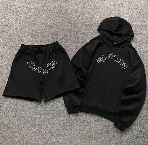 Top Shorts SP5DER Hoodie Shorts