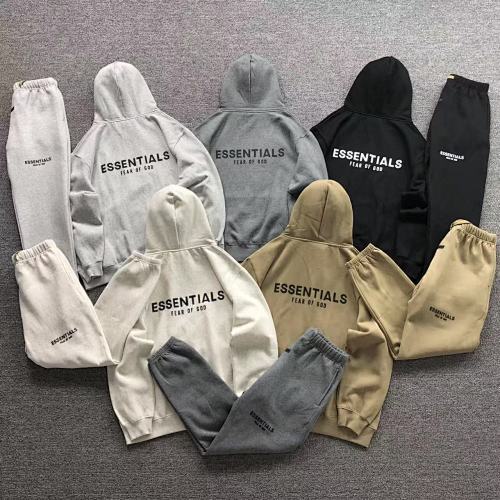Essentials Top Trousers Fog Hoodie Trousers