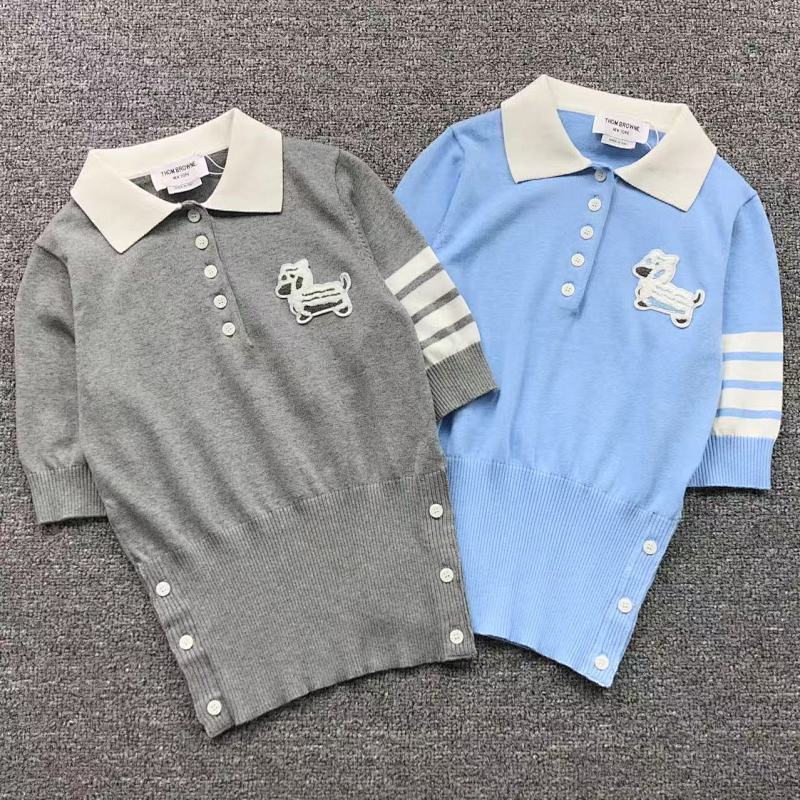 Thom Browne Polo Femaie Styie