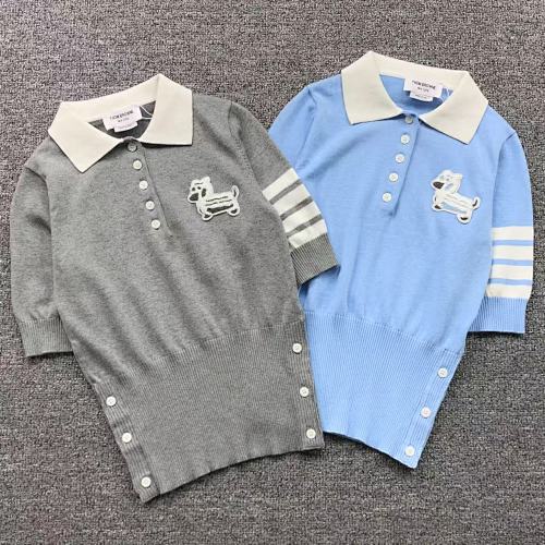 Thom Browne Polo Femaie Styie