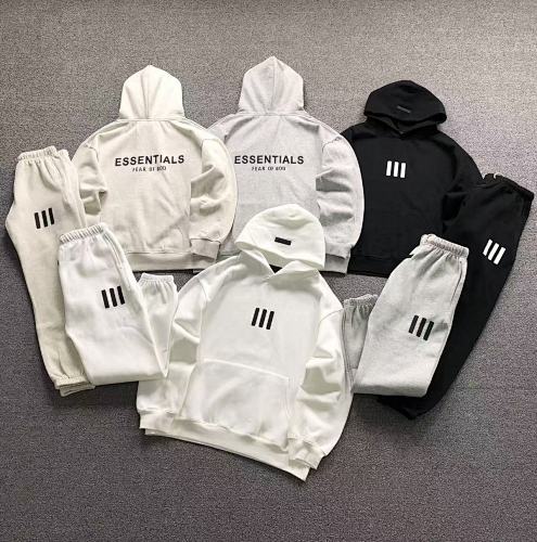 Essentials Top Trousers Fog Hoodie Trousers