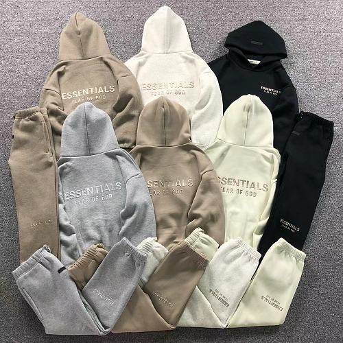 Essentials Top Trousers Fog Hoodie Trousers Child