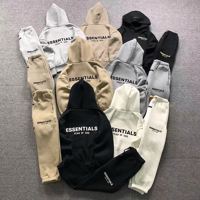 Essentials Top Trousers Fog Hoodie Trousers Child