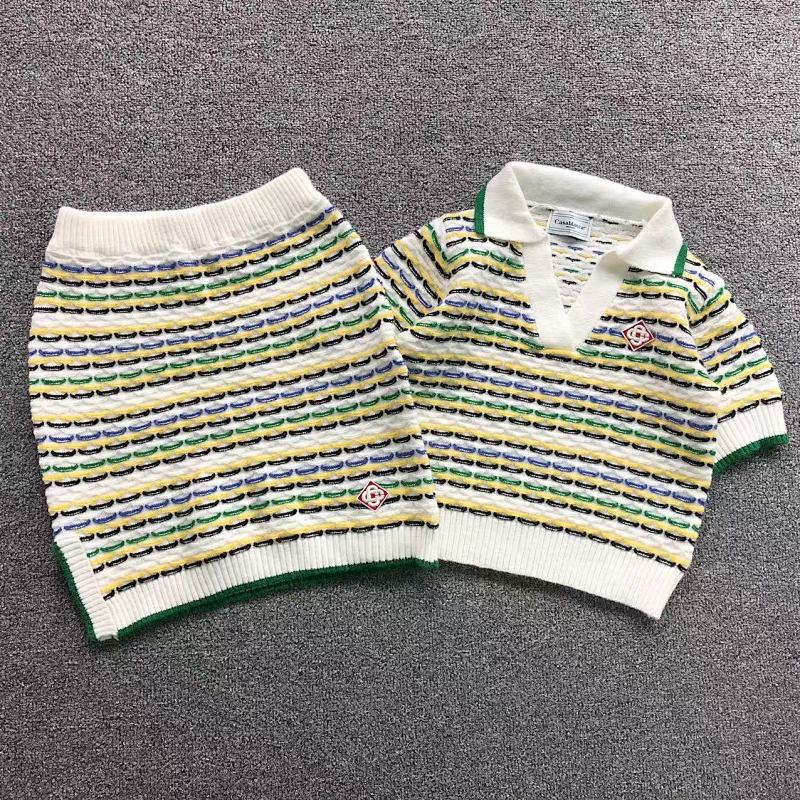 Casablanca Polo Short Skirt Femaie Styie