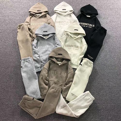 Essentials Top Trousers Fog Hoodie Trousers Child