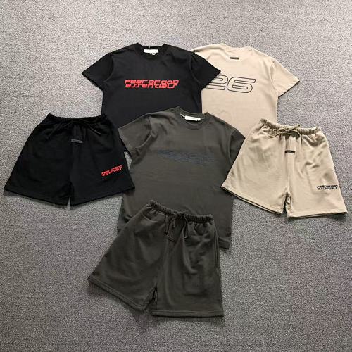 Essentials Top Short Fog T-Shirt Shorts