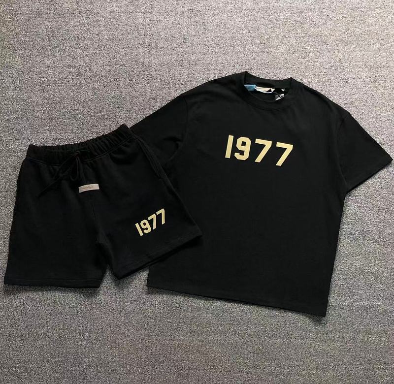 Essentials Top Shorts Fog T-Shirt Shorts