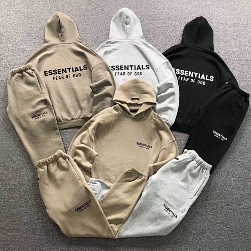 Essentials Top Trousers Fog Hoodie Trousers